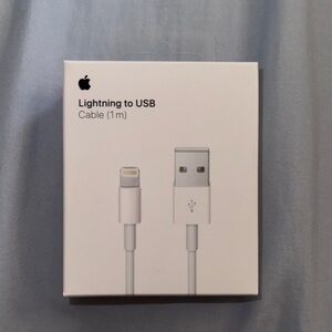 Apple Lightning to USB Cable in White